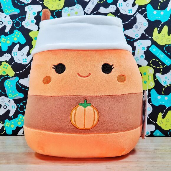 Squishmallows Other - Squishmallow Paislynn the Pumpkin Spice Latte 8" UltraSoft Food Squad Plush NWT